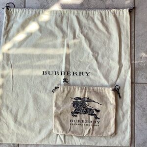 Burberry  dust bags set of 2